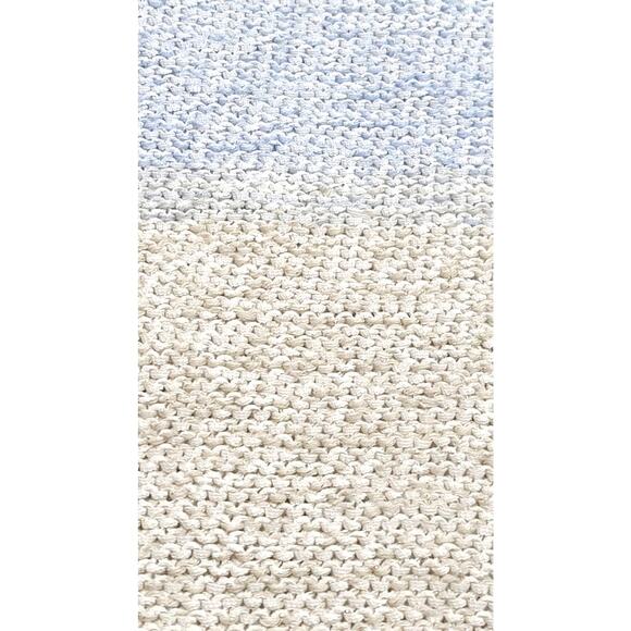 Chico's Space-Dye Jewel Pullover Size 1 (medium) metallic sweater ombre blue - Picture 3 of 6